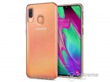 SGP Spigen Liquid Crystal gumi/szilikon tok Samsung Galaxy A40 (SM-A405F) készülékhez, csillámporos, átlátszó