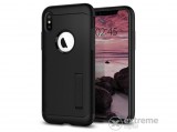SGP Spigen SLIM ARMOR telefonvédő gumi/szilikon tok Apple iPhone XS Max (6,5") készülékhez, fekete