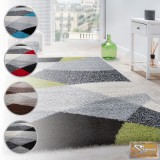 Shaggy szőnyeg geometriai mintás több méretben és színben