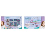 Shantou Hercegnős gyöngyfűző készlet - kék-rózsaszín