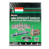 Shantou Mini építészeti sorozat 3D puzzle - magyarországi épületek, 155 darabos