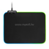 Sharkoon Egérpad - 1337 Gaming Mat RGB V2 360 (360 x 270 x 3 mm, RGB LED, lecsatlakoztatható USB kábel, fekete) (4044951029976)