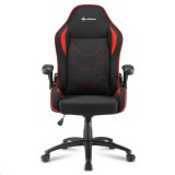 Sharkoon Elbrus 1 gaming szék fekete-piros (4044951027637) (Sharkoon 4044951027637) - Gamer Szék