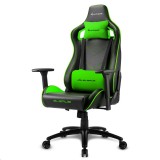Sharkoon Elbrus 2 gaming szék fekete-zöld (4044951027682) (4044951027682) - Gamer Szék