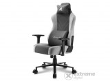 Sharkoon Gamer szék - Skiller SGS30 Fabric Grey (állítható magasság; állítható kartámasz; szövet; acél talp; 130kg-ig)