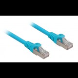 Sharkoon hálózati kábel RJ45 CAT.6a SFTP LSOH kék 0,25m - Halogénmentes (4044951018727) (4044951018727)