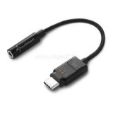 Sharkoon külső hangkártya - Mobile DAC (PC/PS4; USB-C - 3,5 mm Jack, 16-250 Ohm, 100mW, 100dB, fekete) (4044951028276)