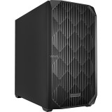 Sharkoon MK3 Mini Torony Számítógépház + 2 x 120mm ventillátor - Fekete (4044951041732)