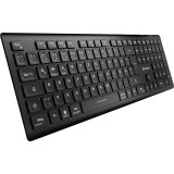 Sharkoon OfficePal K30W Wireless Gumibevonatos Slim Billentyűzet DE - Fekete (4044951042333)