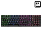 Sharkoon PureWriter RGB (Kailh Blue) Mechanikus USB Gaming Billentyűzet FR - Fekete (4044951027903)