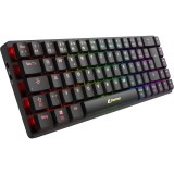 Sharkoon PureWriter W65 Wireless Mechanikus Gaming Billentyűzet (Red Switch) Német - Fekete (4044951036929)