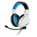 Sharkoon Rush ER3 mikrofonos fejhallgató kék-fehér (4044951021802)