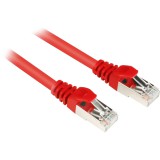 Sharkoon S/FTP Cat6 Patch kábel 1m - Piros (4044951014910)