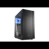 Sharkoon S25-W táp nélküli ablakos ház fekete (4044951019304) (4044951019304)