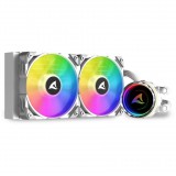 SHARKOON S80 RGB White 240mm (4044951038602)