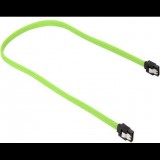 Sharkoon SATA III kábel zöld - 30 cm (4044951016624) (4044951016624)