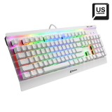 Sharkoon Skiller SGK3 Mechanical Gaming RGB Keyboard White US 4044951032167