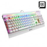 Sharkoon SKILLER SGK3 White Kailh Brown német billentyűzet fehér (4044951032143) (4044951032143) - Billentyűzet