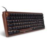 Sharkoon Skiller SGK50 S2 Wood PBT Gaming Keyboard Brown/Black US 4044951042678