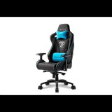 Sharkoon Skiller SGS4 gaming szék fekete-kék (4044951021710) (4044951021710) - Gamer Szék