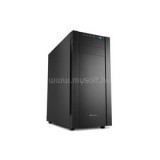 Sharkoon Számítógépház - S25-V (fekete; alsó táp; ATX,mATX; mITX; 2xUSB3.0; I/O) (4044951019298)