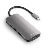 Sharkoon USB3.0 Type C Multiport Adapter Dark Grey 4044951026715