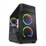 Sharkoon V1000 RGB táp nélküli ablakos Micro-ATX ház fekete (4044951035052) (4044951035052)