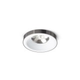 SHARM PLUS zápustná bílá černý chrom 230V LED 10W 24° 3000K