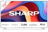 SHARP 70GP6260E 177cm-es 4K UHD QLED Sharp Google TV Harman Kardon hangszórókkal