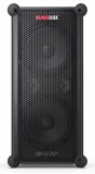 Sharp CP-LS100 Hordozható és party hangszóró Sztereó hordozható hangszóró Fekete 120 W