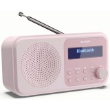 Sharp DR-P420 Hordozható Digitális Rózsaszín rádió