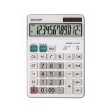 Sharp EL-340W számológép Asztali Kijelző kalkulátor Fehér