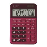 Sharp ELM-335B-RD Napelemes asztali számológép - Bordó (EL-M335BRD)