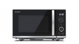 Sharp YC-QS204AEB 800 W, 20 l, 10 fokozat fekete-ezüst forgótányér nélküli mikrohullámú sütő