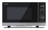 Sharp YCPS204AES mikróhullámú sütő Fekete, Ezüst Egyszerű mikrohullámú sütő Szabadonálló 20 L 700 W