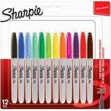SHARPIE Fine, 12 színű (2065404)