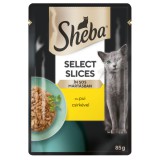 Sheba Select Slices nedves macskaeledel - csirke 85 g