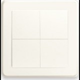 Shelly Shelly BLU Wall Switch 4 - Stand Alone Távirányító, Nyomógomb Bluetooth Low Energy (49684-0)
