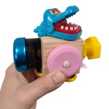 Shenzhen S.Y.F.IMP AND EXP. Co.LTD Készségfejlesztő, unaloműző játék-Busy cube lakat Krokodilos
