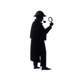 Sherlock, könyvjelző fekete műanyag (BALVI 27556)