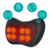Shiatsu Masszázspárna Fűtéssel 30W – Hát, Nyak, Derék és Láb Masszírozó, 8 Pont