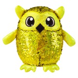 Shimmeez Simiflitter: bagoly figura - 20 cm, arany - piros