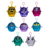 Shimmeez Simiflitter: figura kulcstartóval - 8 cm, többféle