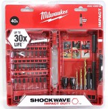 Shockwave   fúrócsavarozó készlet   40db-os   Milwaukee   4932492004