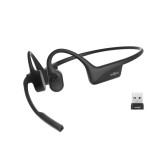 SHOKZ OpenComm2 UC 2025 Upgrade Headset Vezeték nélküli Fülre akasztható Bluetooth Fekete