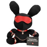 SHOTS Bondage Rabbit - BDSM nyuszi (fekete)