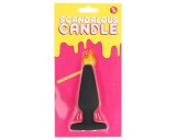 SHOTS Scandalous - fekete gyertya (50g)