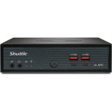 Shuttle Slim PC DN11H5 1,35 liter méretű számítógép Fekete 125H Intel® SoC