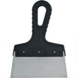 SIBRTEH 150mm spatulya rozsdamentes, műanyag nyéllel