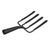 SIBRTEH 190x220mm 4 ágú kovácsolt ásó villa nyél nélkül